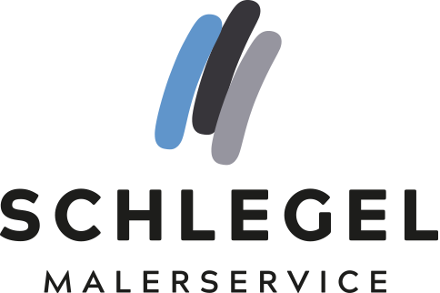 schlegel logo blau fassade